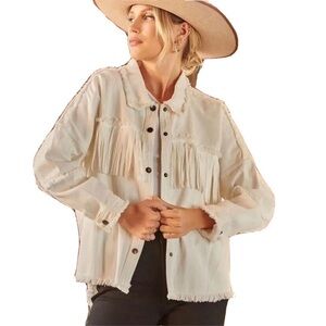 Savanna Jane white Jean jacket